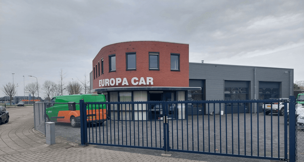 Het pand van Europa Car in Beuningen